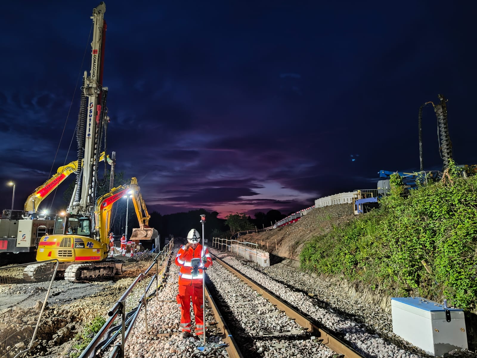 piling-work-okehampton-interchange Piling work at Okehampton Interchange